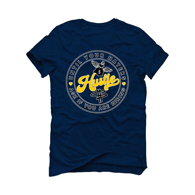 Nike Dunk Low “Michigan” | illcurrency Navy Blue T-Shirt (Haters Catch Up)