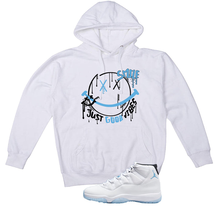 Air Jordan 11 Legend Blue White T-Shirt (Smile)| illcurrency