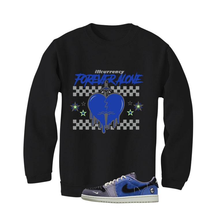 Air Jordan 1 Low OG Voodoo Alternate Matching T-Shirt, Sweatshirts & Hoodies Black T-Shirt (Forever Alone)| illcurrency