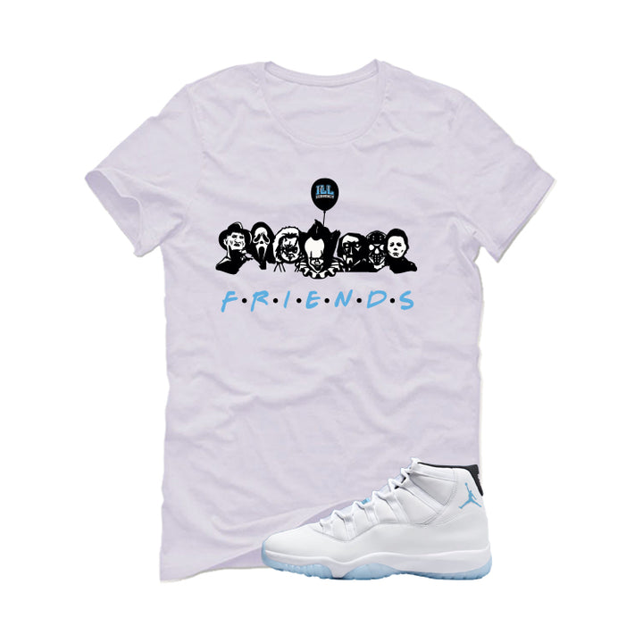 Air Jordan 11 Legend Blue White T-Shirt (Friends)| illcurrency