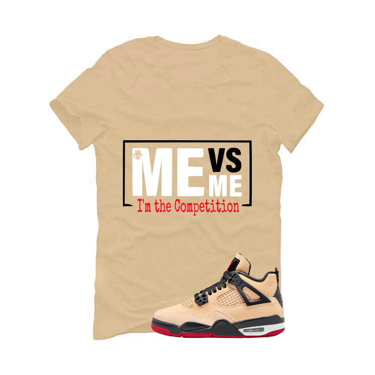 Air Jordan 4 Pizza (GS) Tan T-Shirt (Me Vs Me)| illcurrency