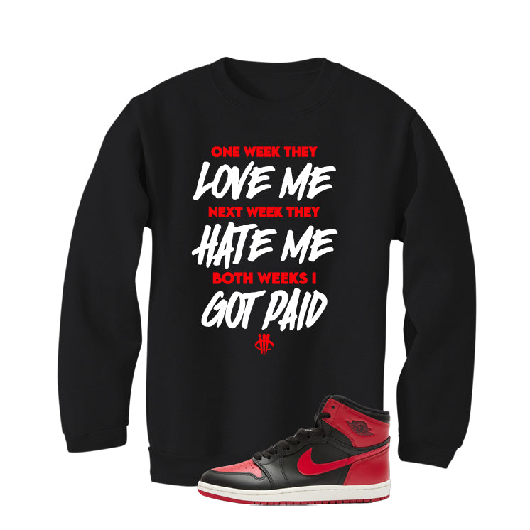 Air Jordan 1 High ’85 Bred Black T-Shirt (Paid)| illcurrency