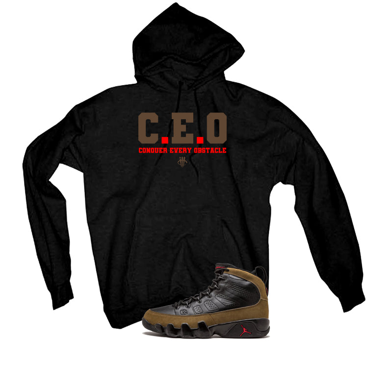 Air Jordan 9 Olive Black T-Shirt (CEO)| illcurrency