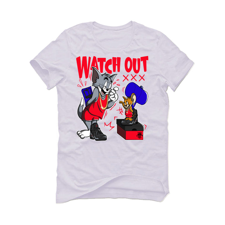 Air Jordan 8 “Playoffs” | illcurrency White T-Shirt (watch out)