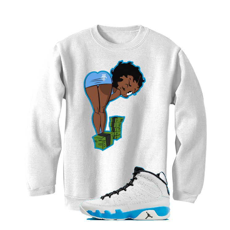 Air Jordan 9 “Powder Blue” | illcurrency White T-Shirt (BOO)