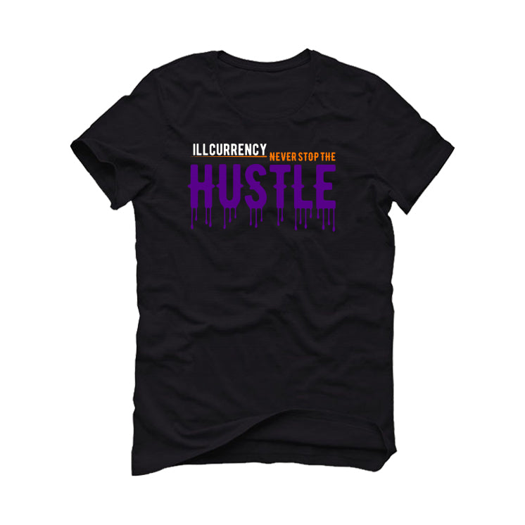 Nike Air Max Plus OG Voltage Purple | illcurrency Black T-Shirt (Never stop the hustle)