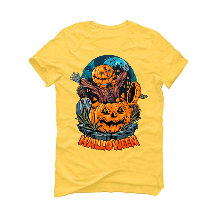 Nike SB Dunk High “Sweet Tooth” Yellow T-Shirt (Pumpkin Face)