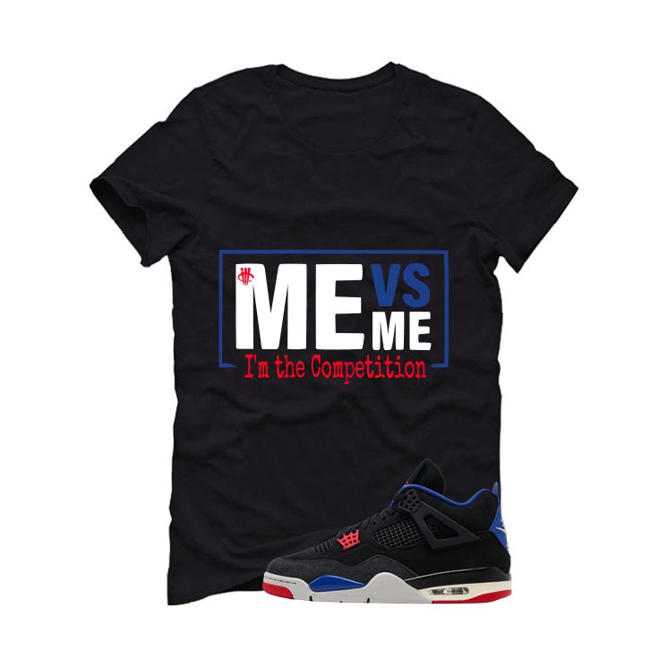Air Jordan 4 Rare Air Black T-Shirt (Me Vs Me)| illcurrency