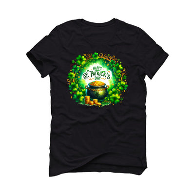 Air Jordan 5 WMNS “Lucky Green” | illcurrency Black T-Shirt (Happy St. Patty's Day)