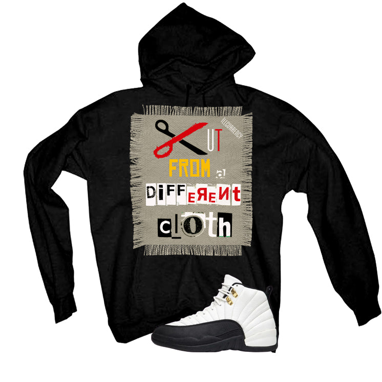 Air Jordan 12 Taxi Matching T-Shirt, Sweatshirts & Hoodies Black T-Shirt (Cut from a different cloth)| illcurrency