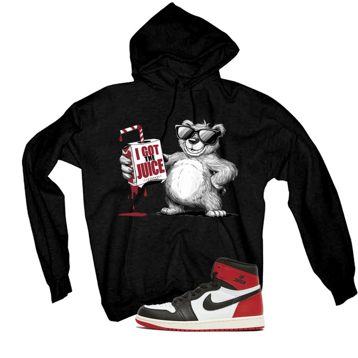 Air Jordan 1 High OG Black Toe Reimagined Black T-Shirt (I got the juice)| illcurrency