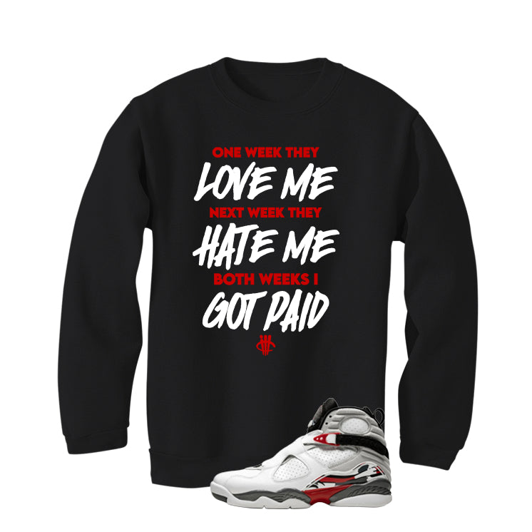 Air Jordan 8 Bugs Bunny Matching T-Shirt, Sweatshirts & Hoodies Black T-Shirt (Paid)| illcurrency