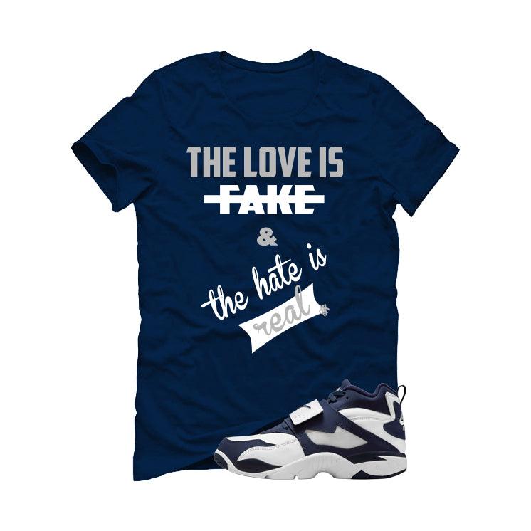 Nike Air Diamond Turf Cowboys Matching T-Shirt, Sweatshirts & Hoodies Navy Blue T-Shirt (The Love Is Fake)| illcurrency