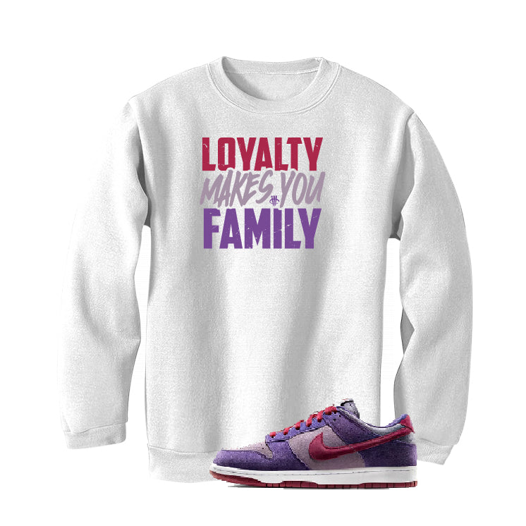 Nike Dunk Low “Plum” | illcurrency White T-Shirt (Loyalty)