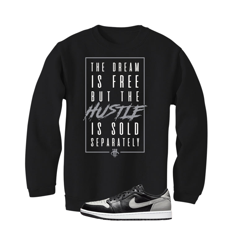 Air Jordan 1 Low OG Shadow Black T-Shirt (DREAM IS FREE)