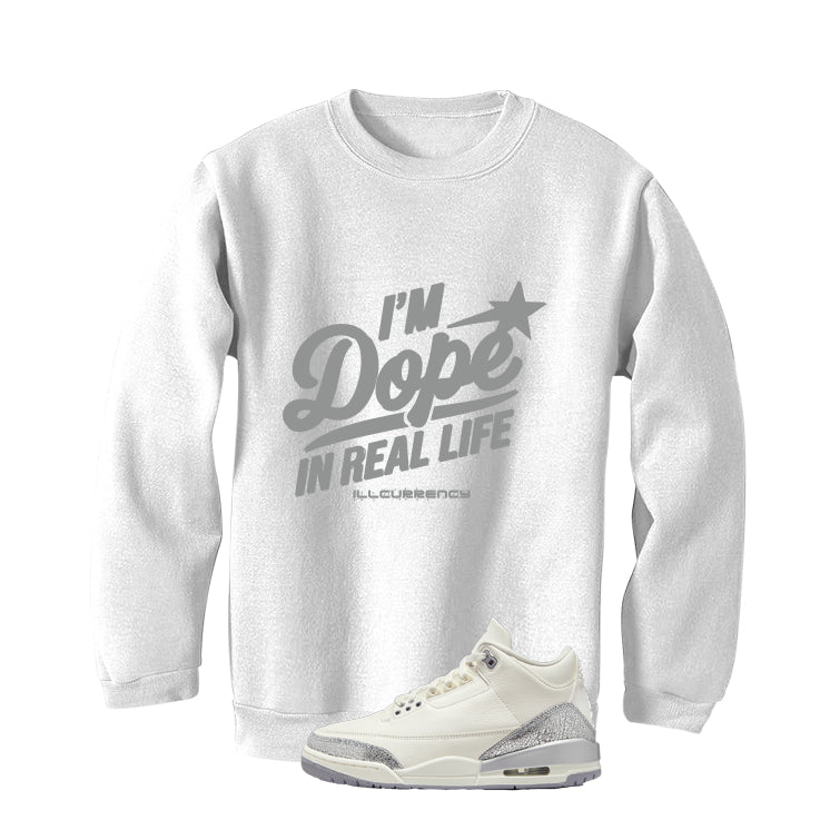 Air Jordan 3 WMNS Sail White T-Shirt (DOPE)| illcurrency