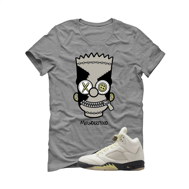 Air Jordan 5 WMNS Luminous Green Grey T-Shirt (Misunderstood)| illcurrency