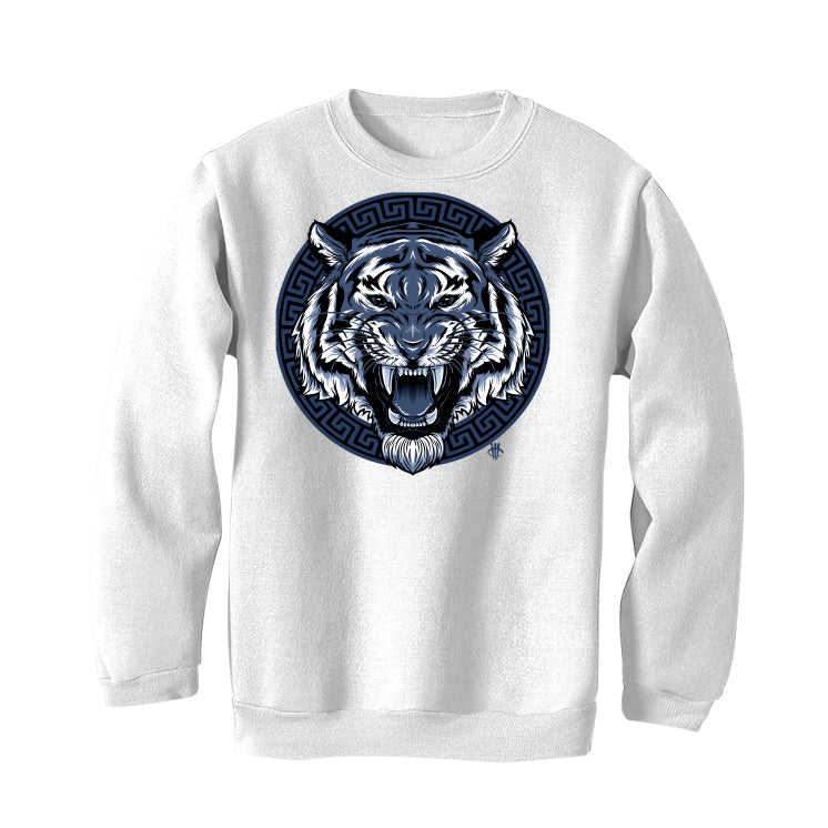 AIR JORDAN 3 “WHITE NAVY”| ILLCURRENCY White T-Shirt (ANGRY TIGER)
