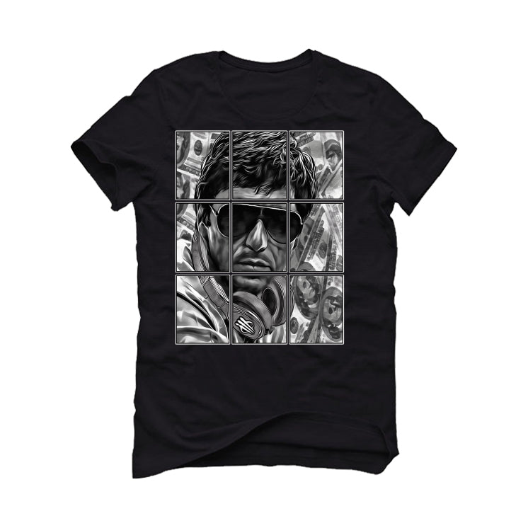 Air Jordan 8 Winter “Gunsmoke” | illcurrency Black T-Shirt (PACINO)