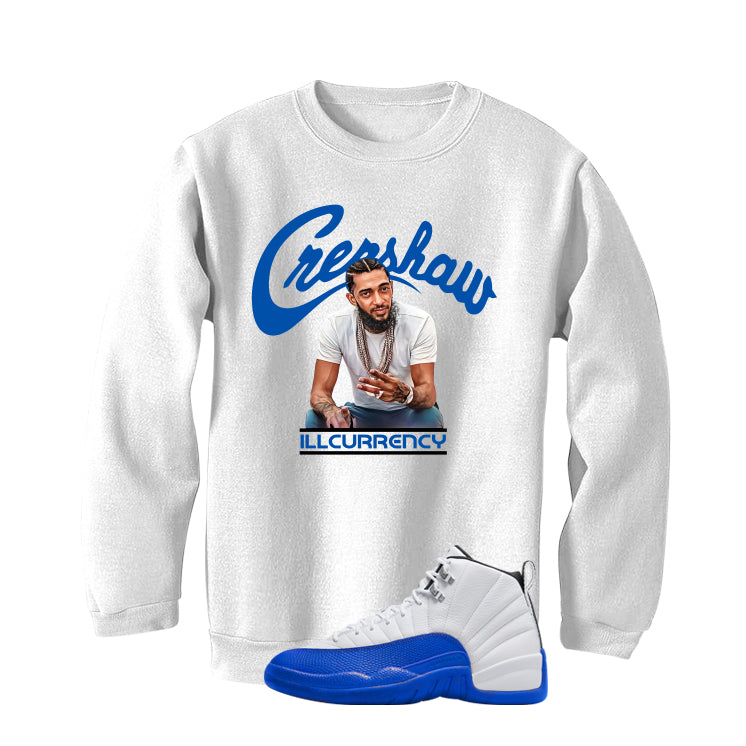 Air Jordan 12 Blueberry White T-Shirt (Crenshaw)| illcurrency