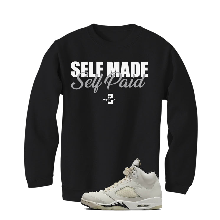 Air Jordan 5 SE “Sail” | illcurrency Black T-Shirt (Self Made Self Paid)