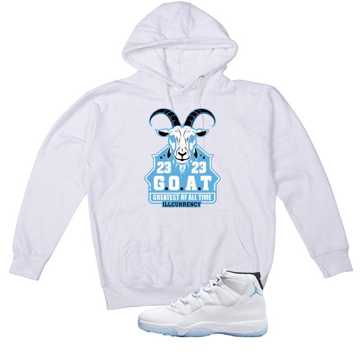 Air Jordan 11 Legend Blue White T-Shirt (GOAT 23)| illcurrency