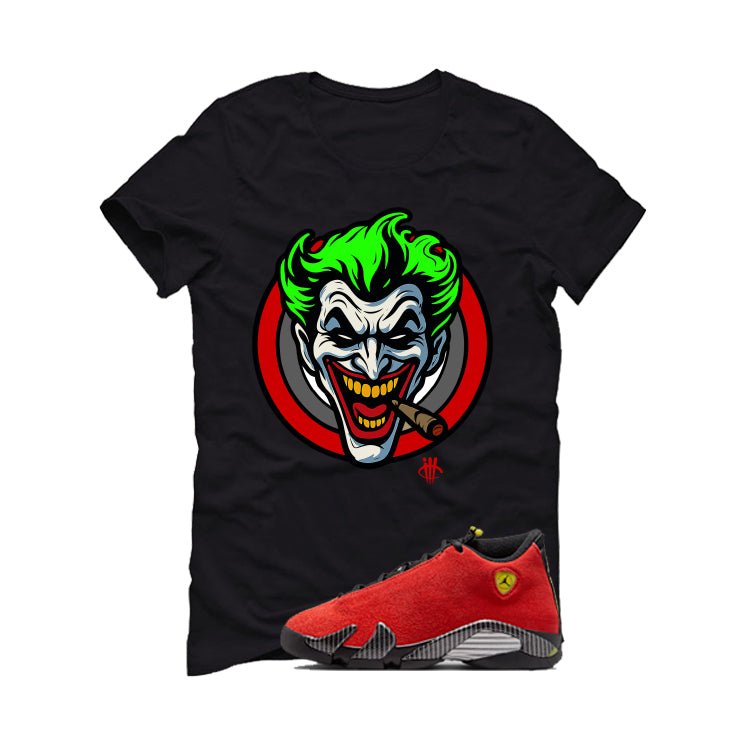 Air Jordan 14 Ferrari Black T-Shirt (Joke The Joker)| illcurrency