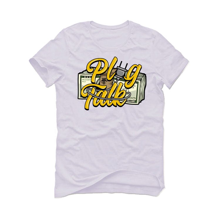 Air Jordan 1 High OG “Yellow Ochre” | illcurrency White T-Shirt (PLUG TALK)