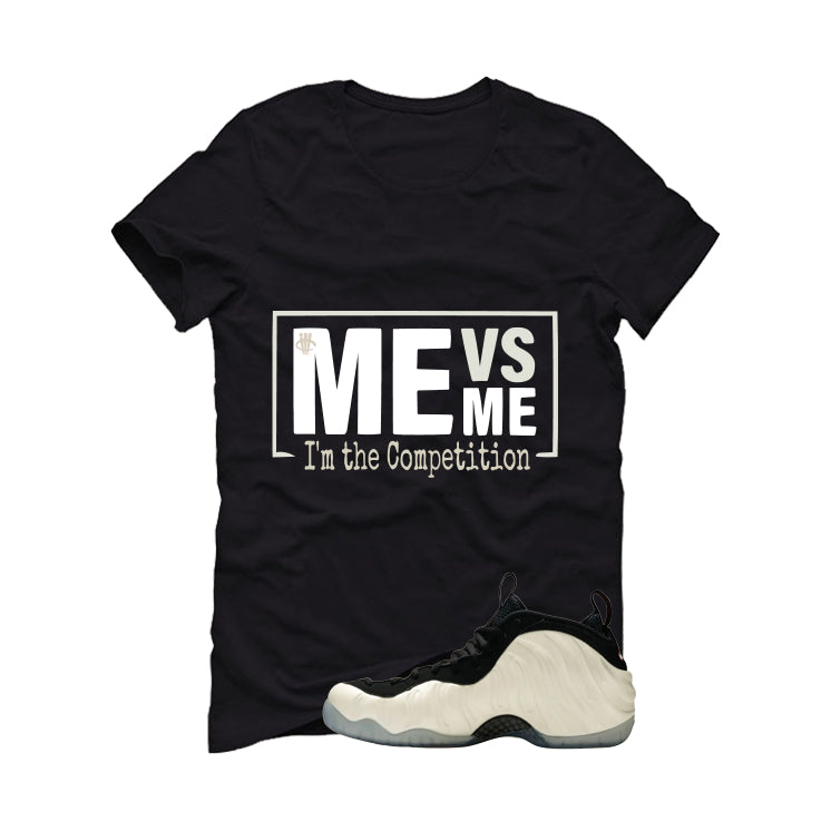 Nike Foamposite Pro Pearl Matching T-Shirt, Sweatshirts & Hoodies Black T-Shirt (Me vs Me)| illcurrency