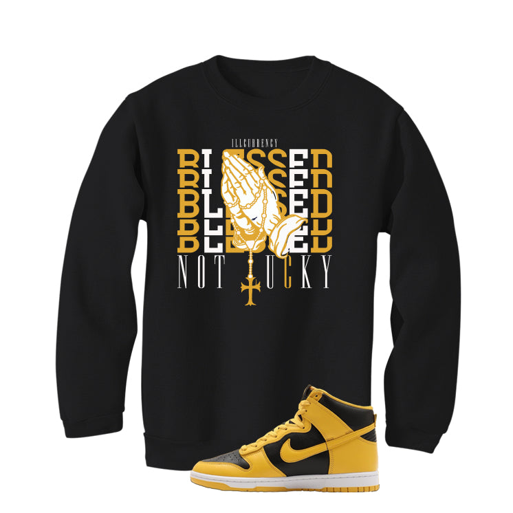 Nike Dunk High Wu-Tang Black T-Shirt (Blessed not lucky)| illcurrency