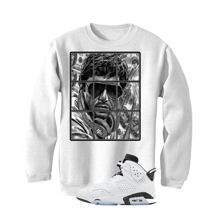 Air Jordan 6 Reverse Oreo White T-Shirt (PACINO)| illcurrency