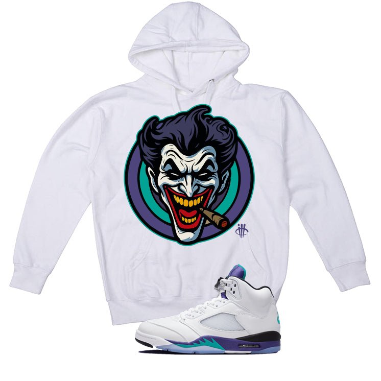Air Jordan 5 OG Grape White T-Shirt (Joke The Joker)| illcurrency