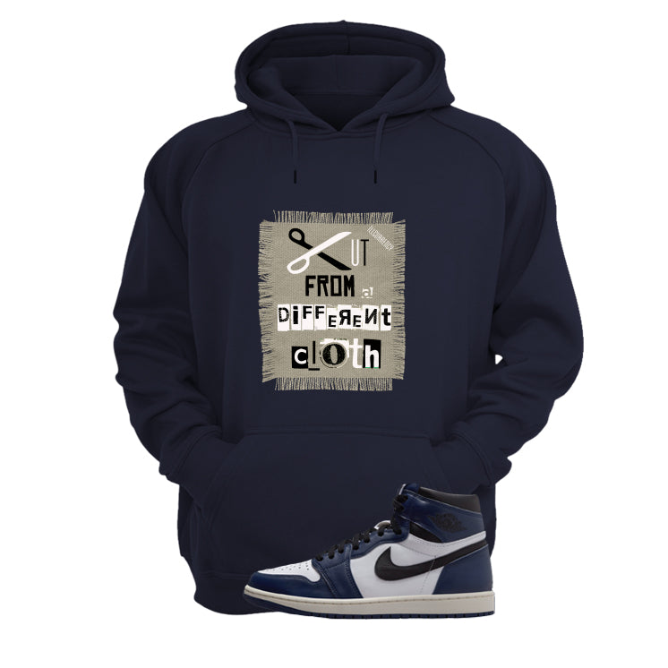 Air Jordan 1 High OG Midnight Navy Navy Blue T-Shirt (Cut from a different cloth)| illcurrency