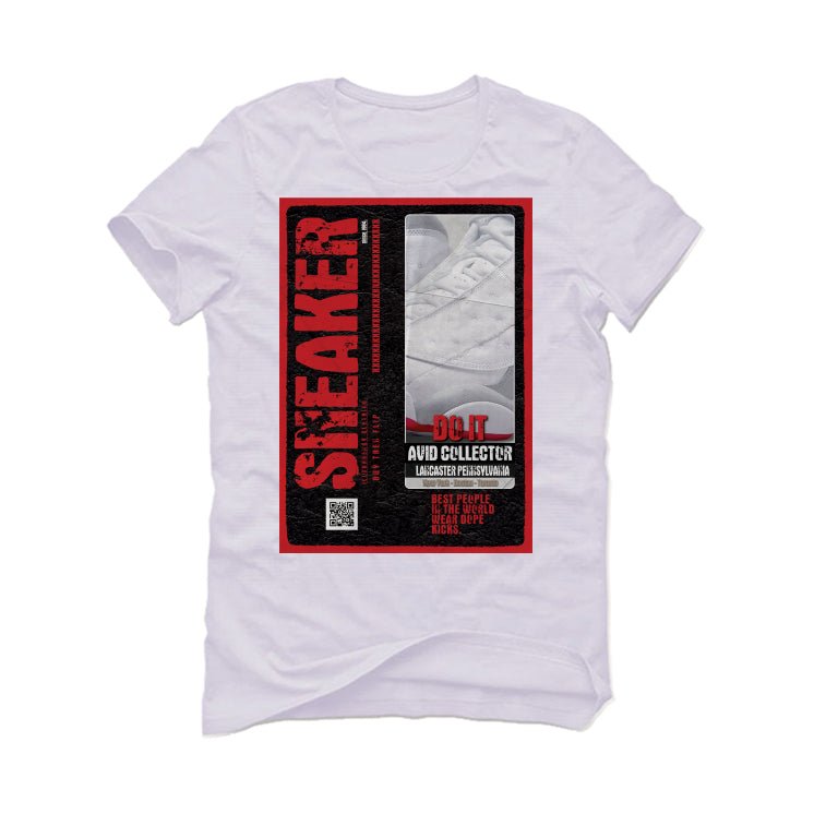 Air Jordan 13 Wolf Grey - White T-Shirt (SNEAKERS COLLECTOR)