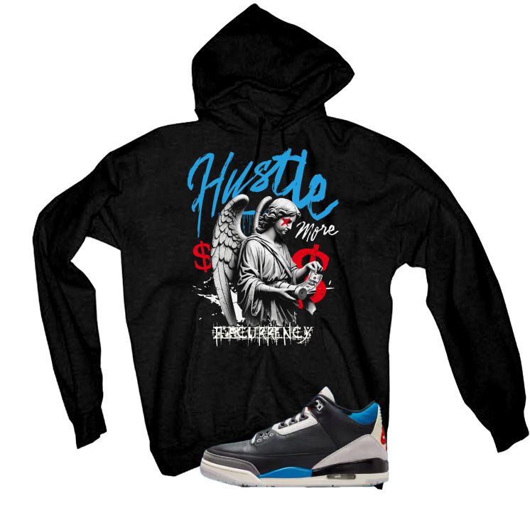 Air Jordan 3 OG Rare Air Black T-Shirt (Hustle More)| illcurrency