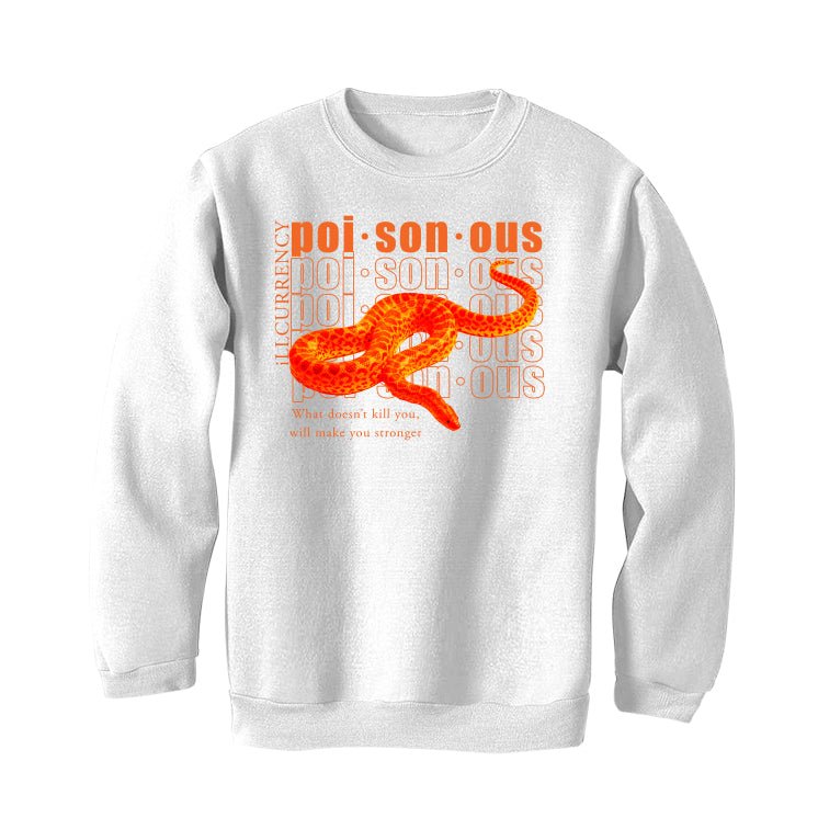 Air Jordan 12 Brilliant Orange - White T-Shirt (POISONOUS)