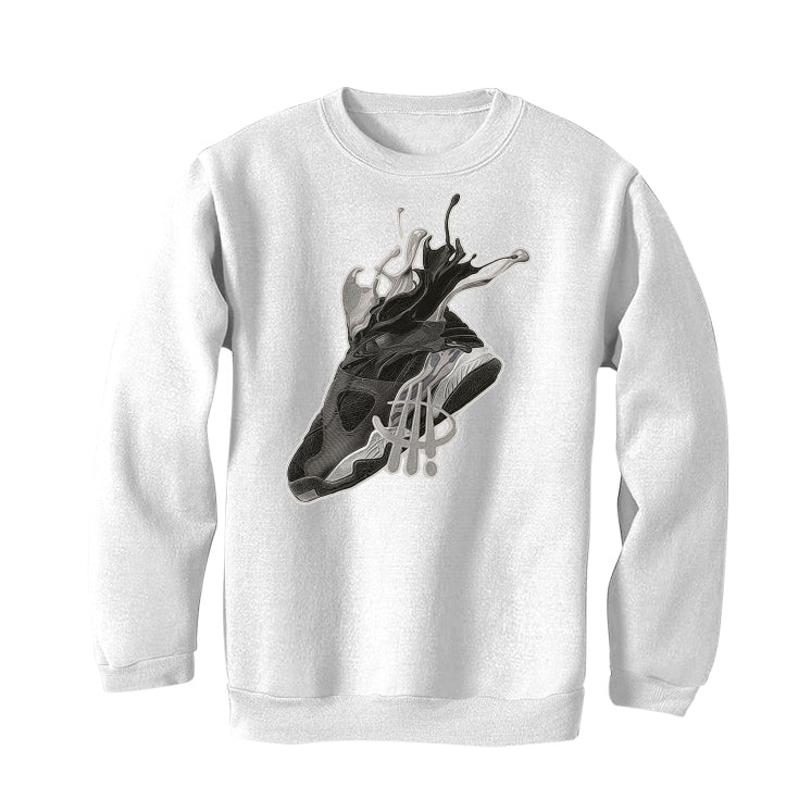 Air Jordan 8 Winter “Gunsmoke” | illcurrency White T-Shirt (SPLASH 8)