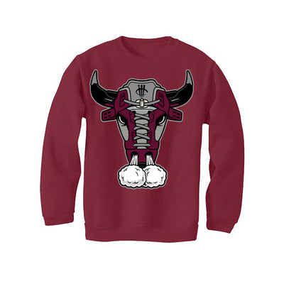 Air Jordan 5 “Burgundy” Maroon T-Shirt (LACED BULL)