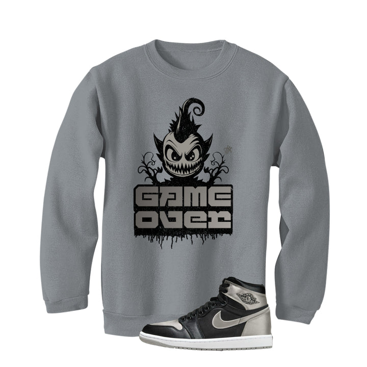 Air Jordan 1 High OG WMNS Satin Shadow Grey T-Shirt (Game Over)| illcurrency