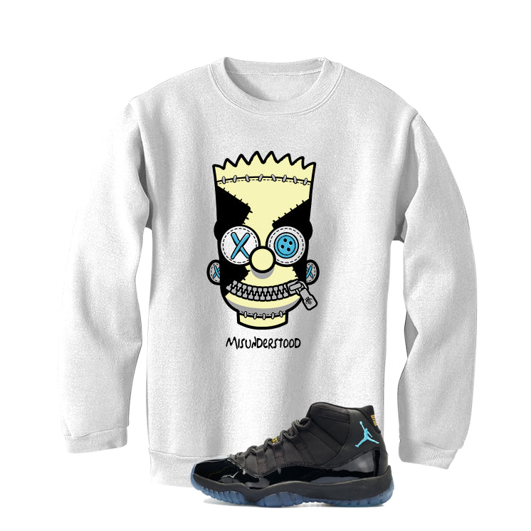 Air Jordan 11 Gamma Blue Matching T-Shirt, Sweatshirts & Hoodies White T-Shirt (Misunderstood)| illcurrency