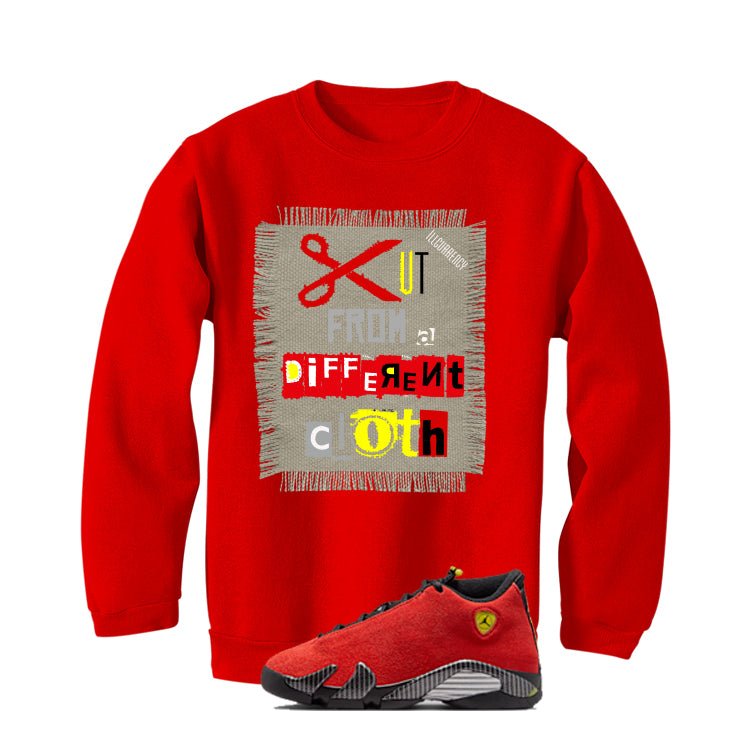 Air Jordan 14 Ferrari Red T-Shirt (Cut from a different cloth)| illcurrency