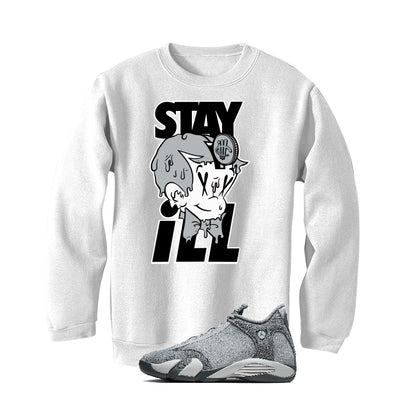 Air Jordan 14 “Flint Grey” | illcurrency White T-Shirt (ILL RICHIE)