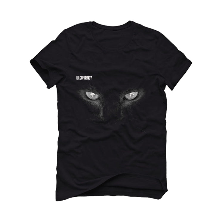 Air Jordan 4 Black Cat Matching T-Shirt, Sweatshirts & Hoodies Black T-Shirt (Black Cat)| illcurrency