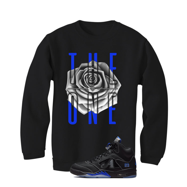 Awake NY x Air Jordan 5 Racer Blue Black T-Shirt (The One)| illcurrency
