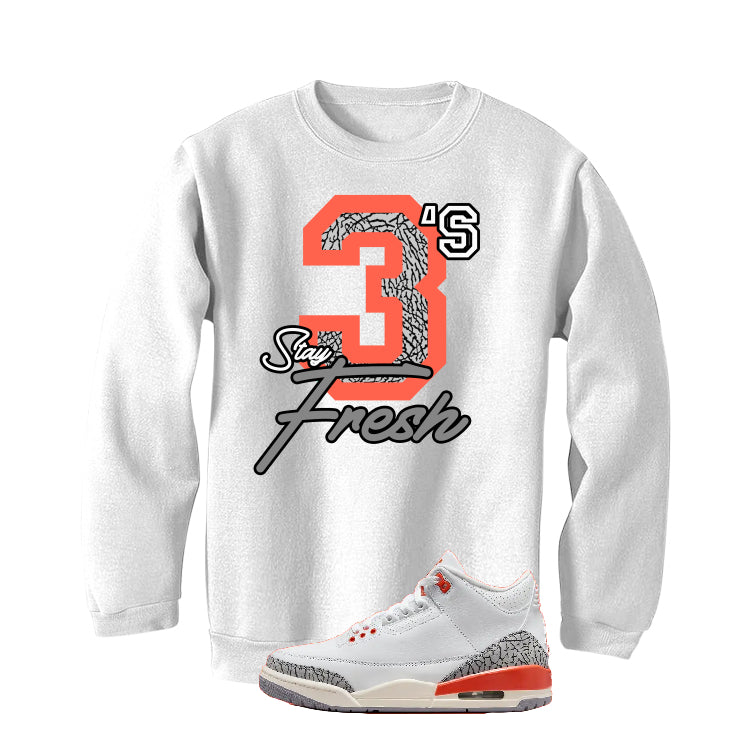 Air Jordan 3 WMNS “Georgia Peach” | illcurrency White T-Shirt (Stay Fresh)