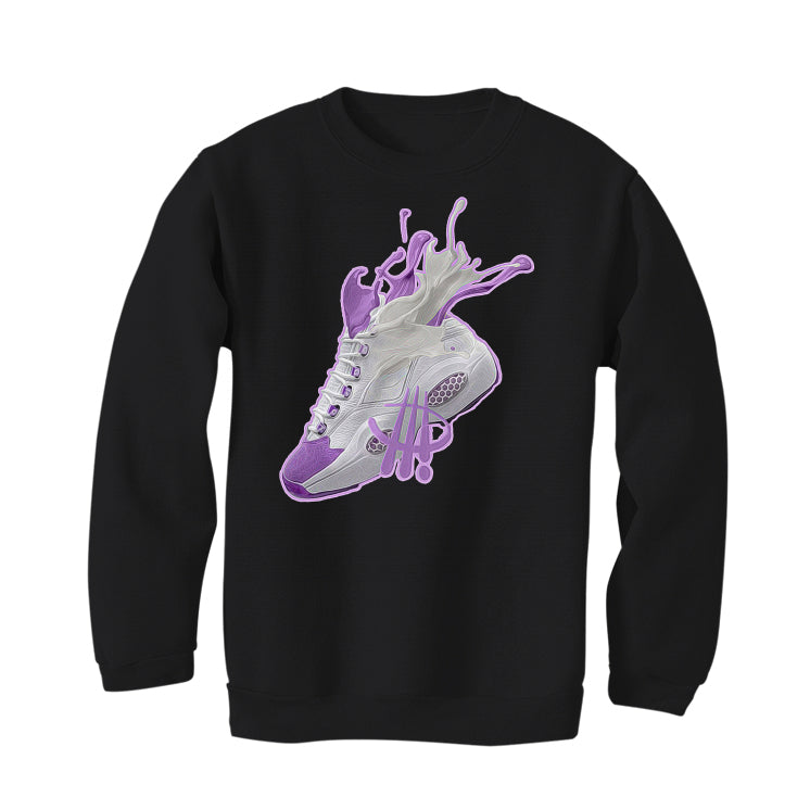 Reebok Question Mid “Grape Toe”| ILLCURRENCY Black T-Shirt (SPLASH)