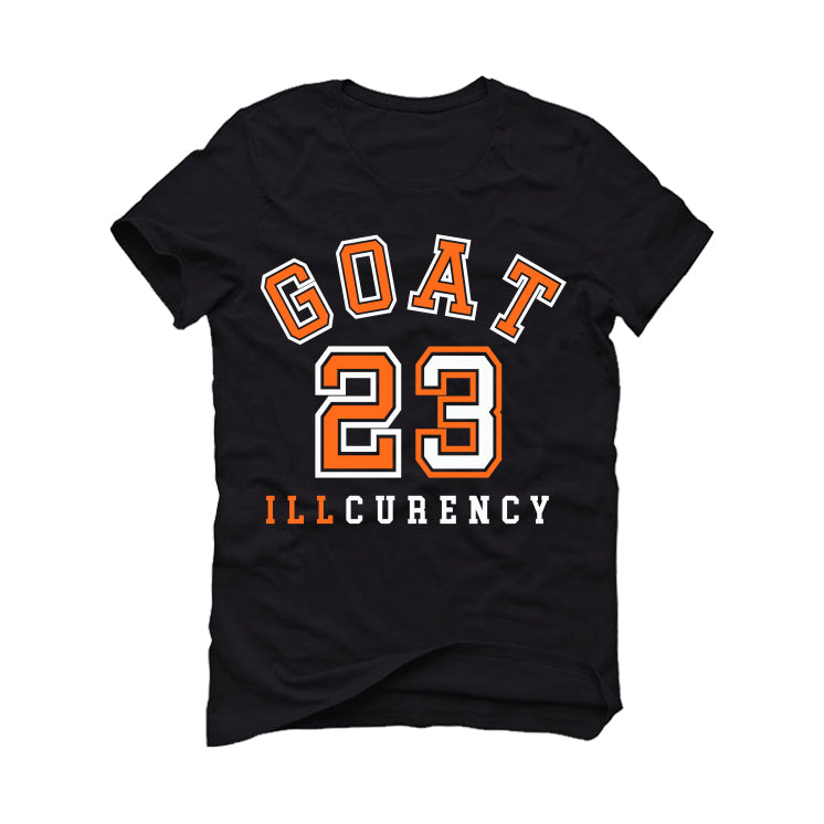 Air Jordan 12 “Brilliant Orange” | illcurrency Black T-Shirt (GOAT 23)