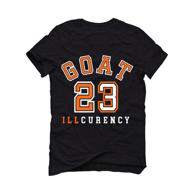 Air Jordan 12 “Brilliant Orange” | illcurrency Black T-Shirt (GOAT 23)