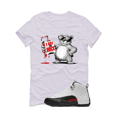 Air Jordan 12 “Red Taxi” White T-Shirt (i got the juice)| illcurrency