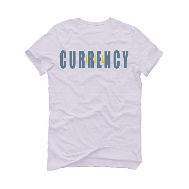 AIR JORDAN 13 “BLUE GREY” | illcurrency White T-Shirt (Across)